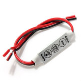 LED Controller Dimmer για 3528 5050 Sinlge Color Car LED Strip DC12V